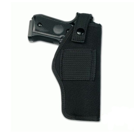 [ST790408353] FUNDA PISTOLA HK BERETTA C/PINZA CORDURA NEGRA I/D